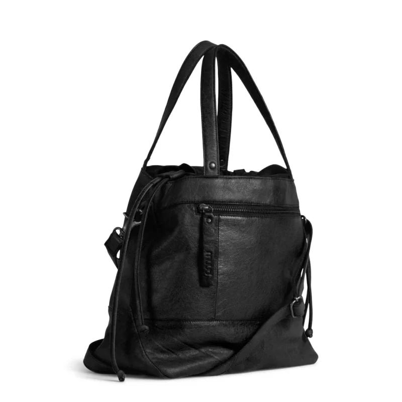 Lofoten Project Bag Living QB 4219 Black fire naturale de crosetat