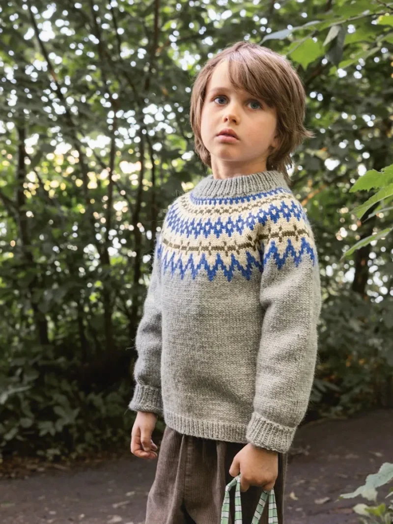 Polar-light Children Sweater Sandnes Garn