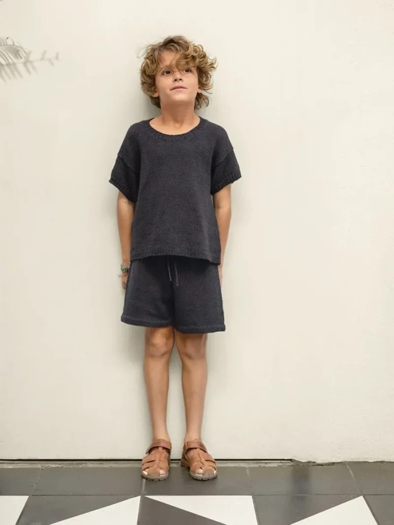Mio Tee & Shorts Junior Sandnes Garn