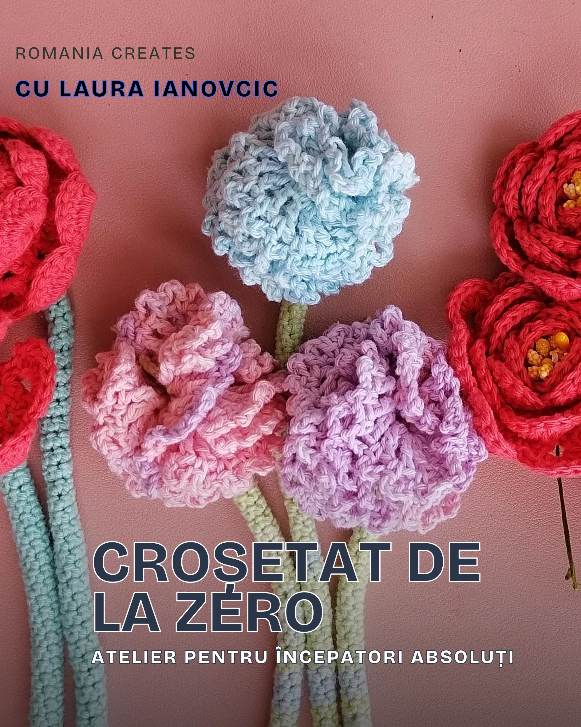 Atelier de croșetat pentru începători Absoluți 14 martie 2026