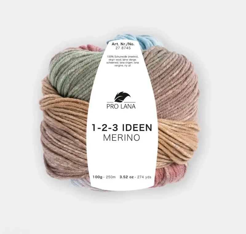 Pro Lana 1-2-3 Ideen Merino - fire de tricotat degrade - imagine 6