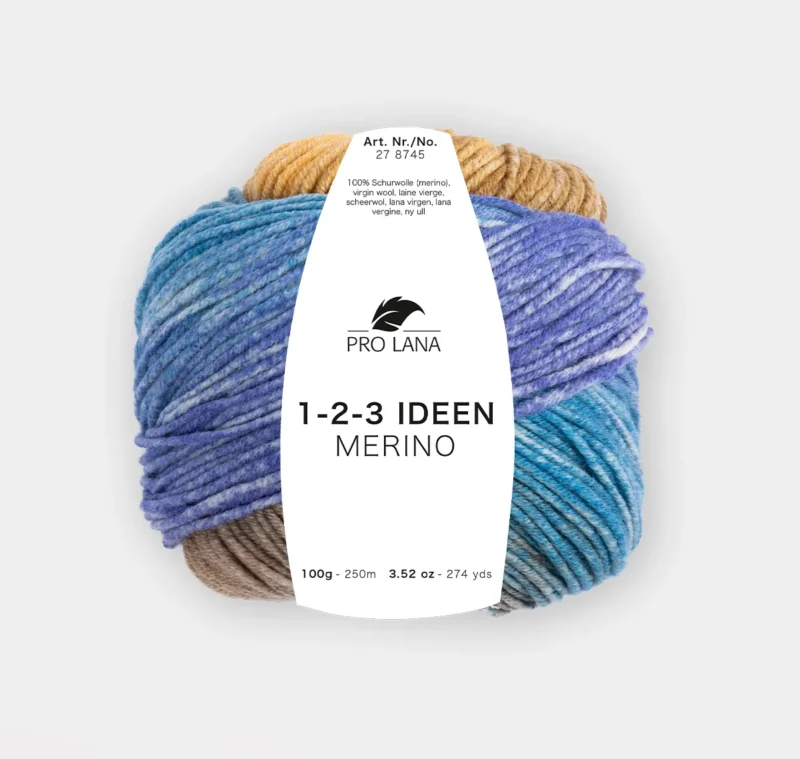 Pro Lana 1-2-3 Ideen Merino - fire de tricotat degrade - imagine 5