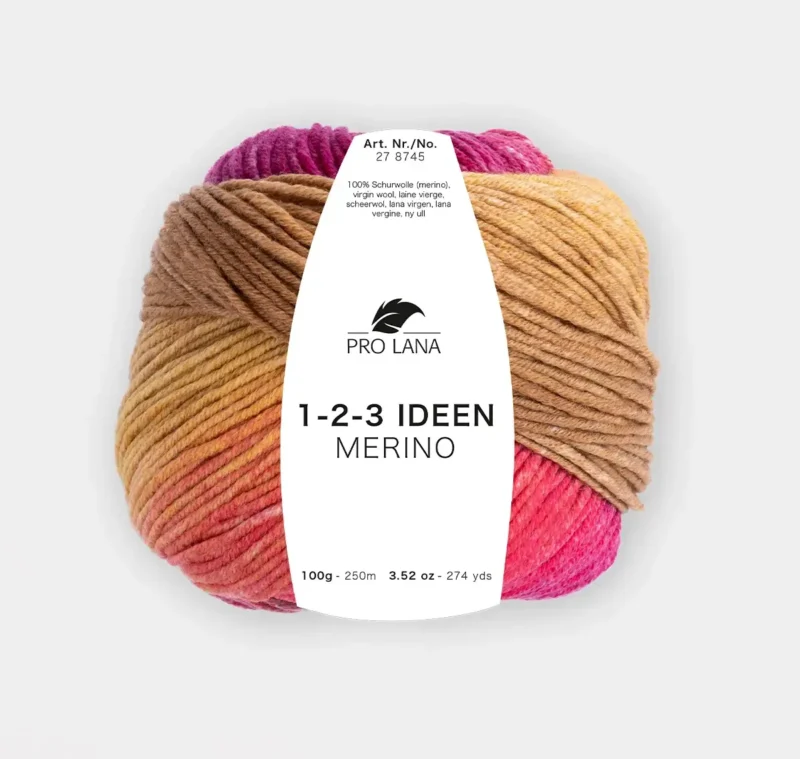 Pro Lana 1-2-3 Ideen Merino - fire de tricotat degrade - imagine 3