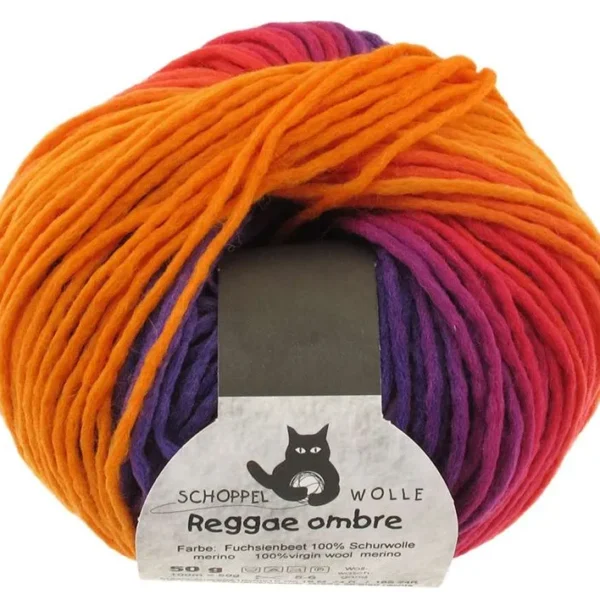 Schoppel Reggae Ombre - fire de tricotat feltuite degrade 100% lana merinos