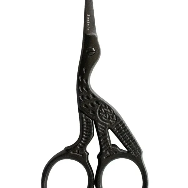 imgi 108 59951 Seeknit Stork Scissors 9cm 3.5inch Black 2024 9 3 fire naturale de crosetat