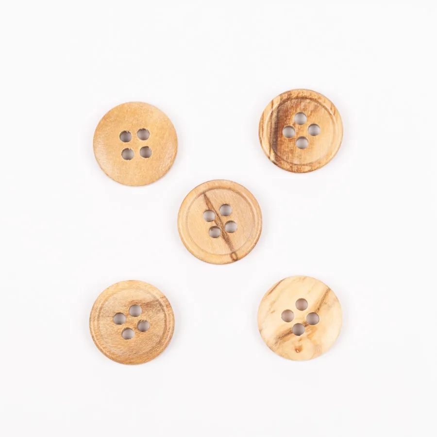 Nasturi din Lemn de Măslin - 15mm - imagine 3