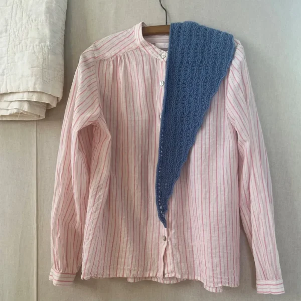 imgi 6 Peacock scarf 3 le knit lene holme samsoee samsoe strikkeopskrift p fire naturale de crosetat
