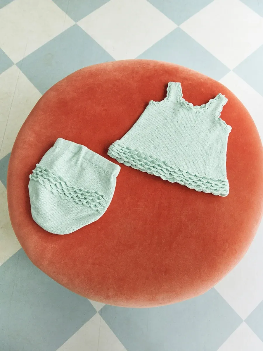 Rosette Top, Pants & Bloomer Baby Sandnes Garn - imagine 2